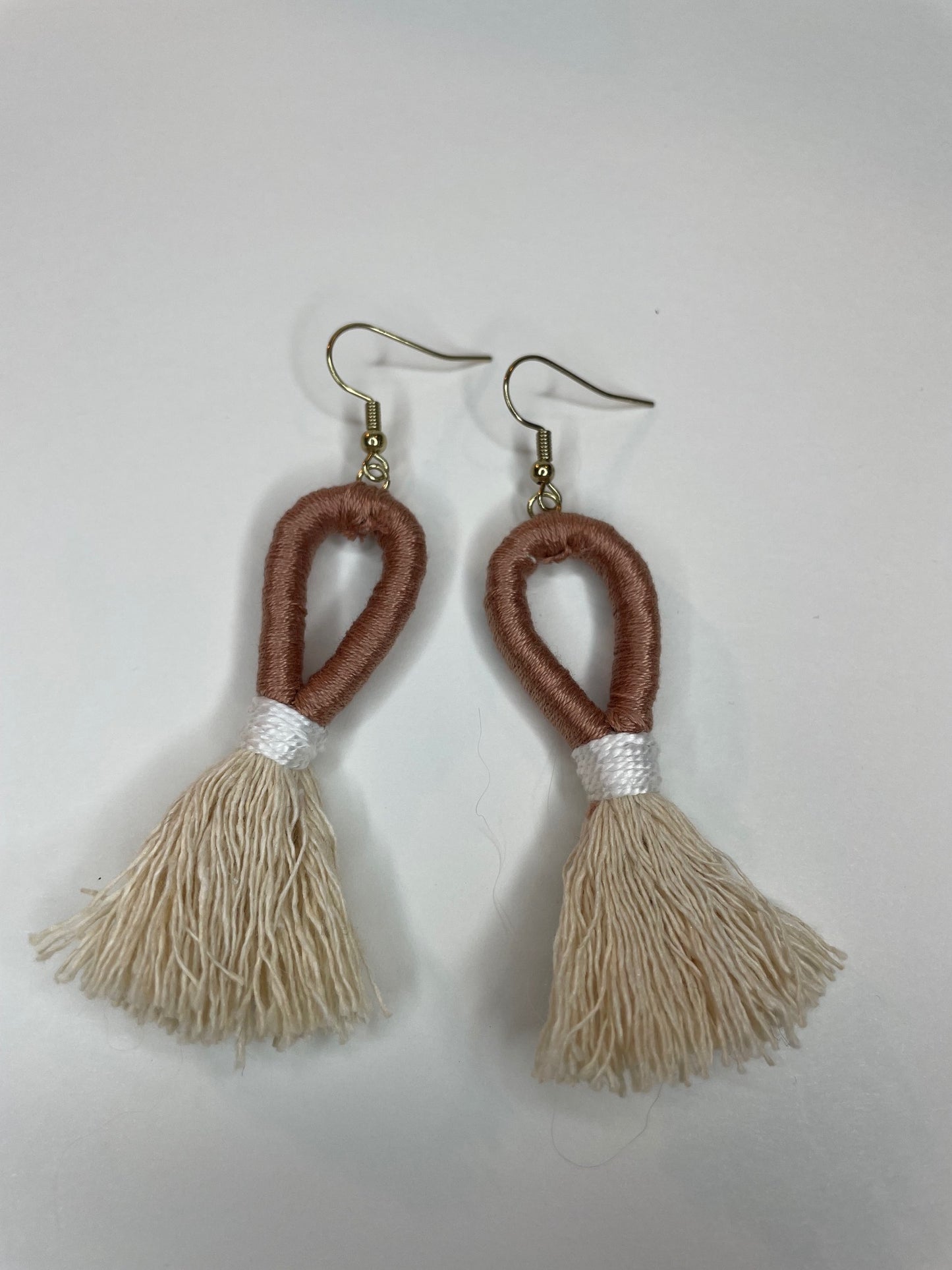 Desert Rose Tassel Earrings