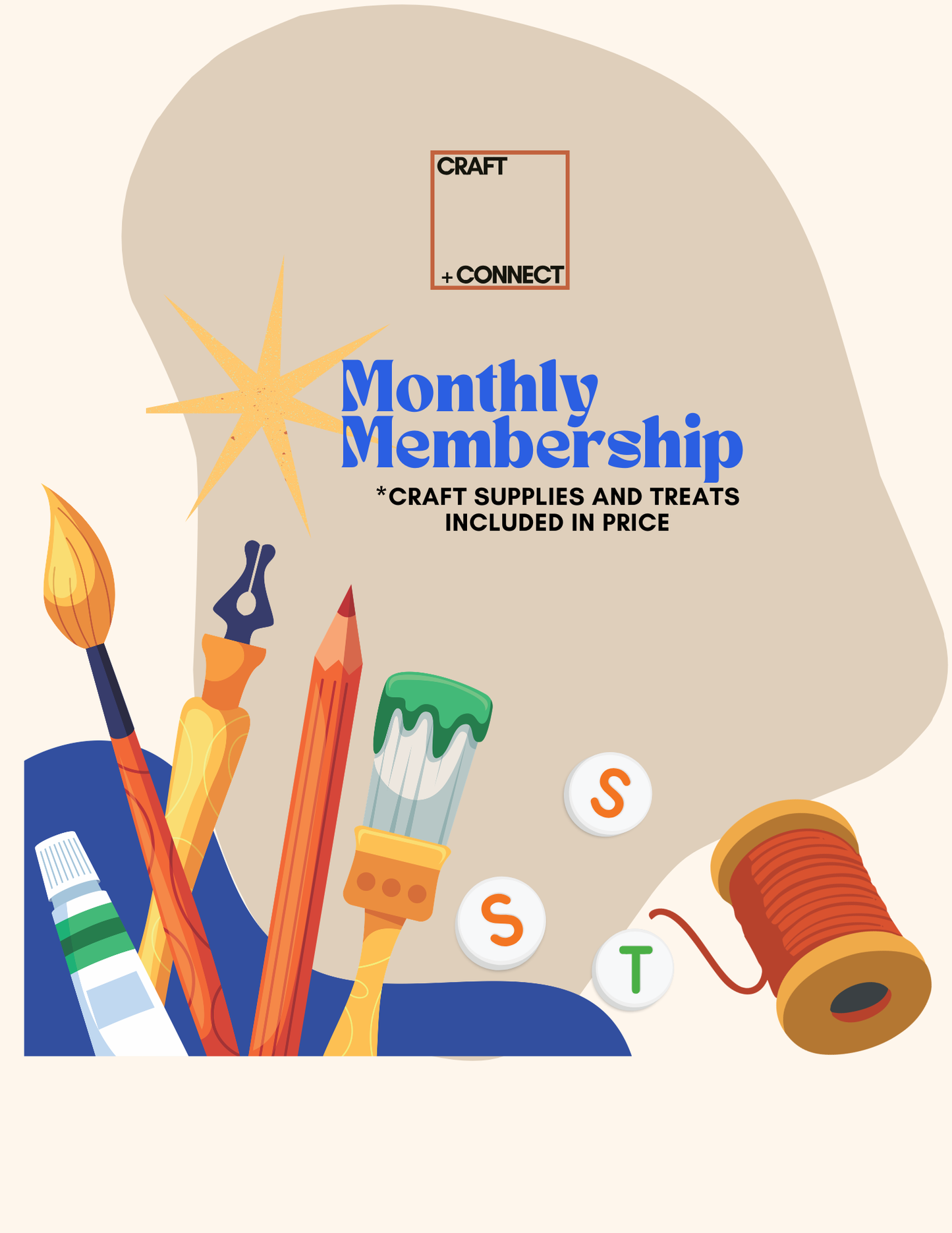 Monthly Membership: The Craft Table: Summer Series