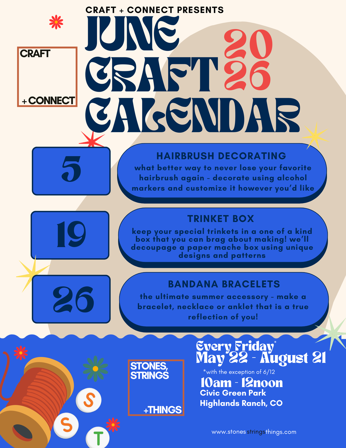 Drop In Session: The Craft Table: Summer Series