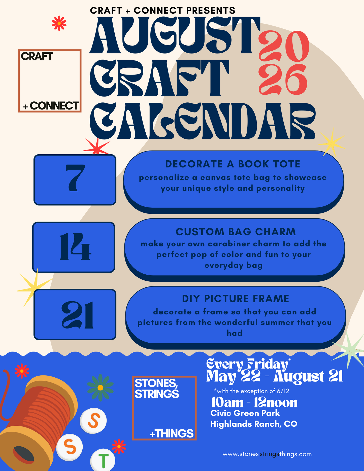 Drop In Session: The Craft Table: Summer Series
