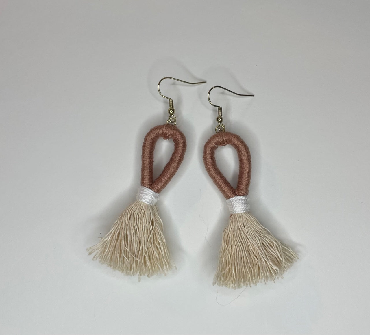 Desert Rose Tassel Earrings