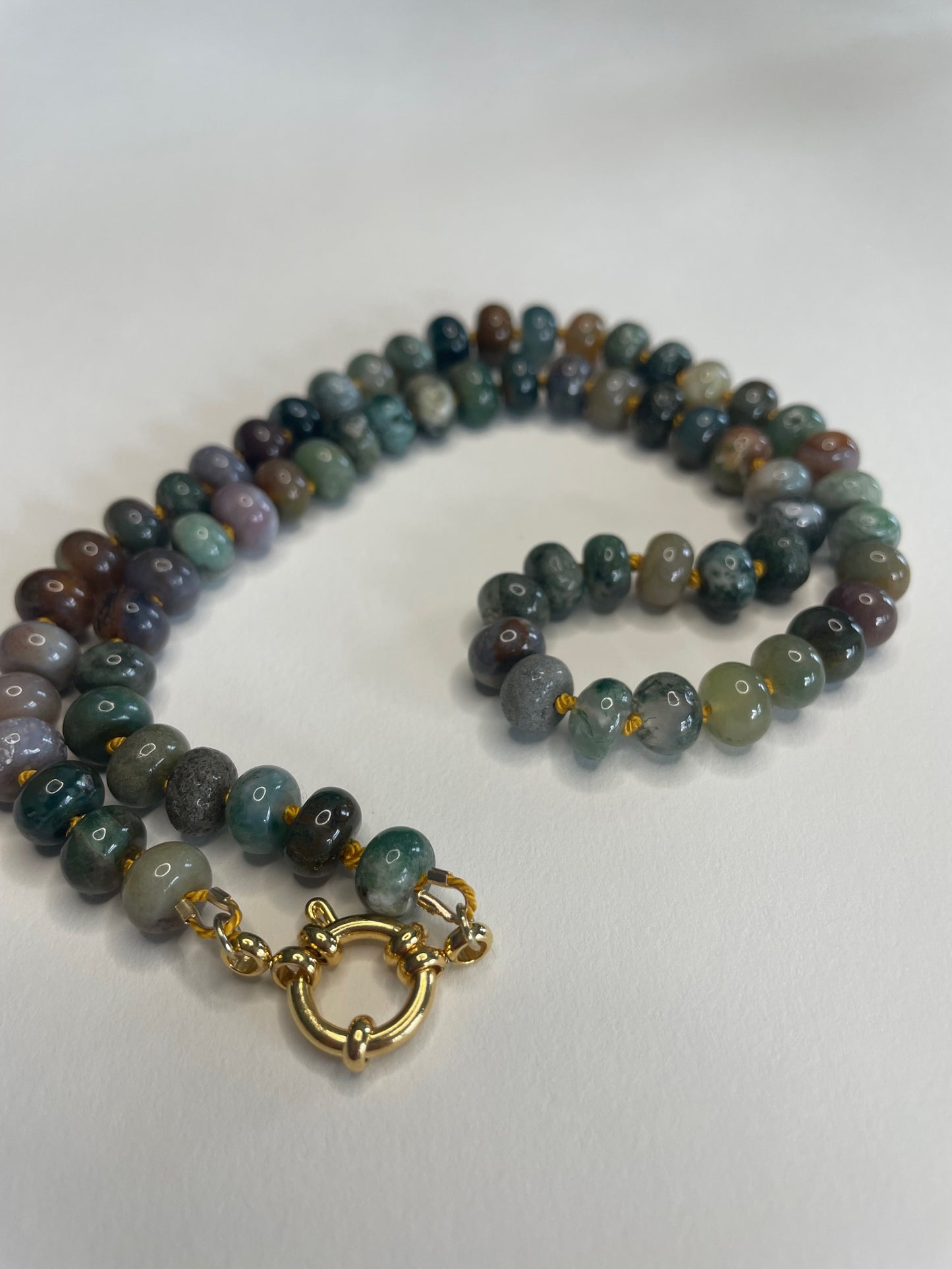 Forest Veil Gemstone Necklace