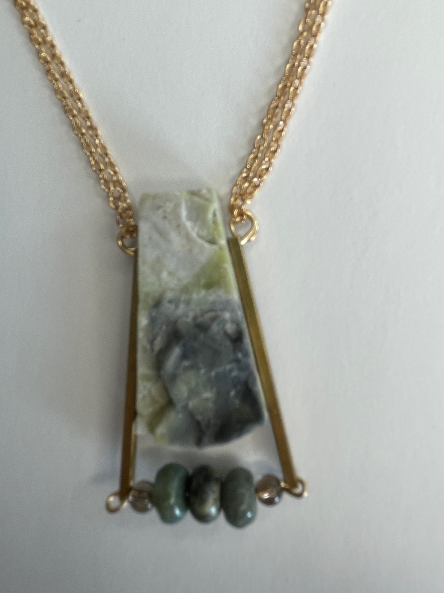 Earth Prism Pendant Necklace