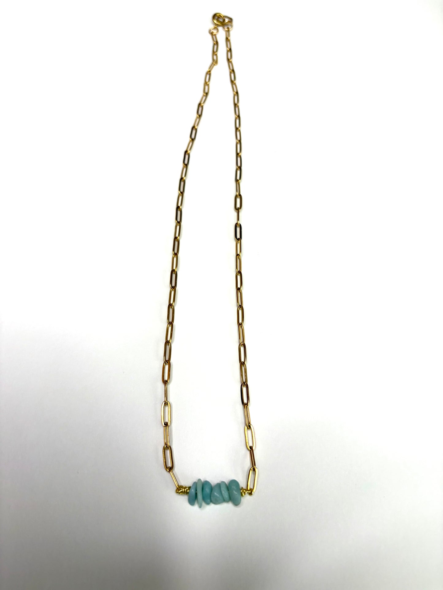 Raw Edge Collection: Polished Stone Fragment Necklaces