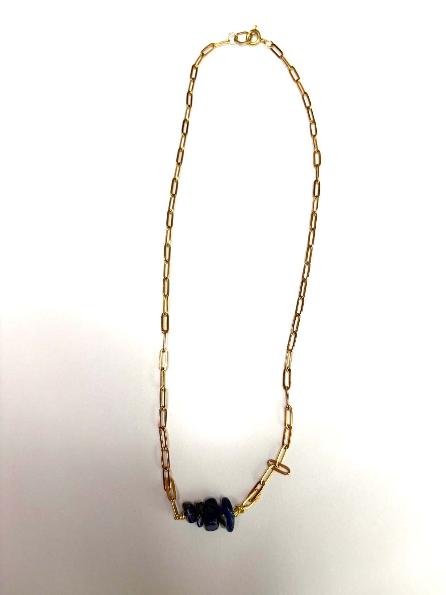 Raw Edge Collection: Polished Stone Fragment Necklaces